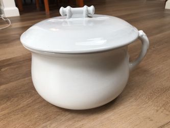 Old Chamber Pot with Lid
