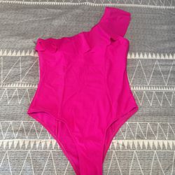 Hot Pink One Piece Swimsuit