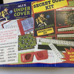 Alex Under Cover Secret Code Kit New