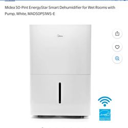 Midea 50-Pint Dehumidifier 