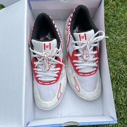 Size 11.5 - PUMA MB.01 Low Team Colors - White High Risk Red 2022