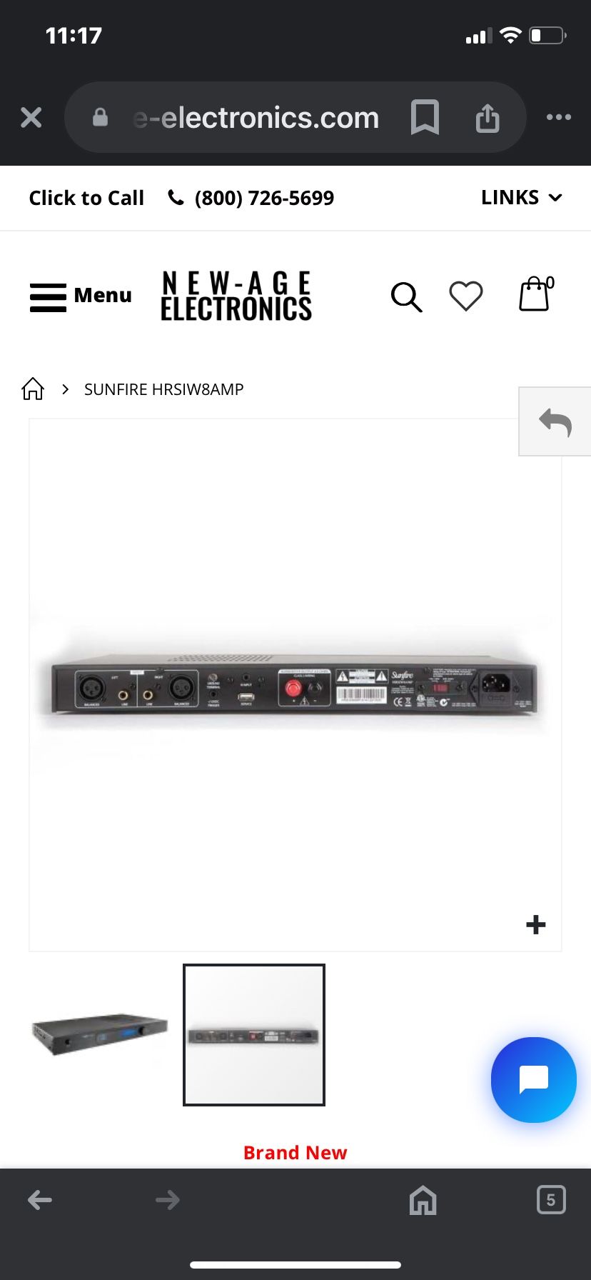 Sunfire Amplifier