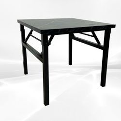 Square Foldable Table Marble Pattern MFT-3232