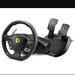 E321612
Thrustmaster T80 Ferrari 488 Race Wheel &Pedals -PS4/PS5