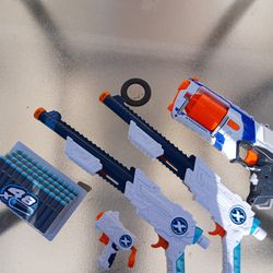 Nerf Gun Lot + Nerf Darts