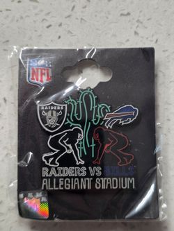 Raiders vs Bills Game Day Pin – Allegiant Stadium