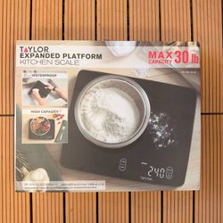 Taylor Expanded Platform Kitchen Scale 30 lb