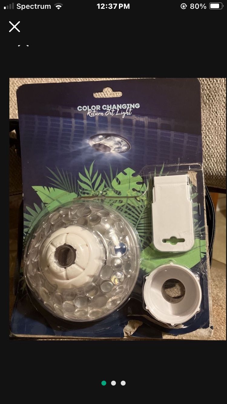 POOL RETURN JET LIGHT