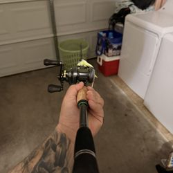 Shimano Curado DC / Dobyns Fury Bait Casting Fishing Rod Reel Combo
