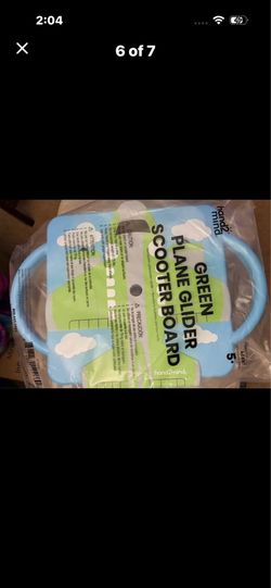 Brand New Green Plane Glider Scooter Board