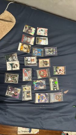Lot of  football cards and   hockey cards open to take offers