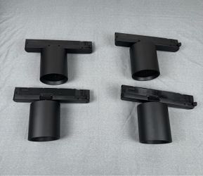 4 Viabizzuno Econo 100 Track LED Spotlight Modern Italian Designer Fixture Black