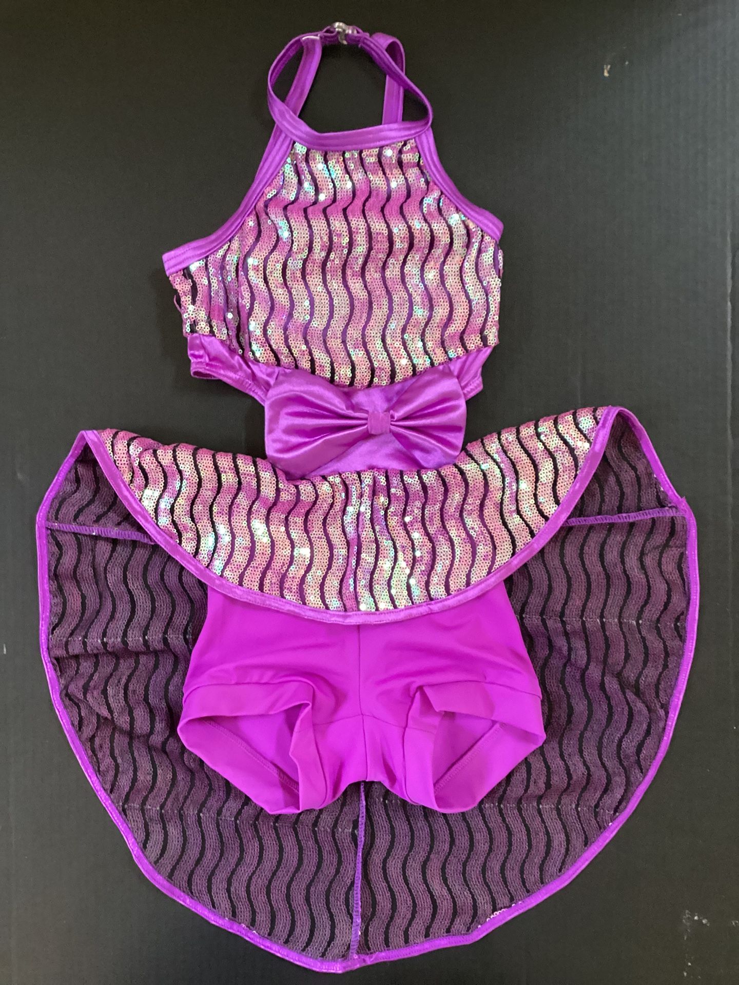 Weissman Kids/ Girls SC Sequined Lavender Dance Costume