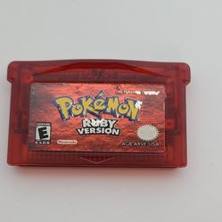 Pokemon Ruby Version For Nintendo Gameboy Advance 