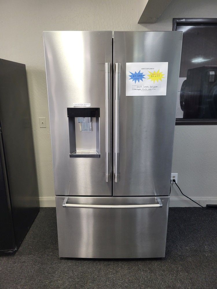 🎆4th Of July Sale! Gorgeous JennAir Counterdepth French Door Refrigerator-Warranty Included