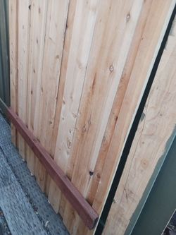 Wood fence