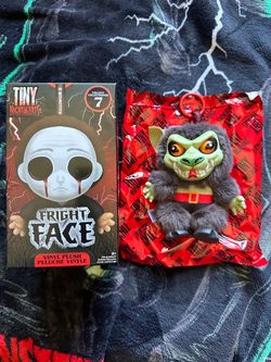 Tiny Nightmares Fright Face Vinyl Plush Set