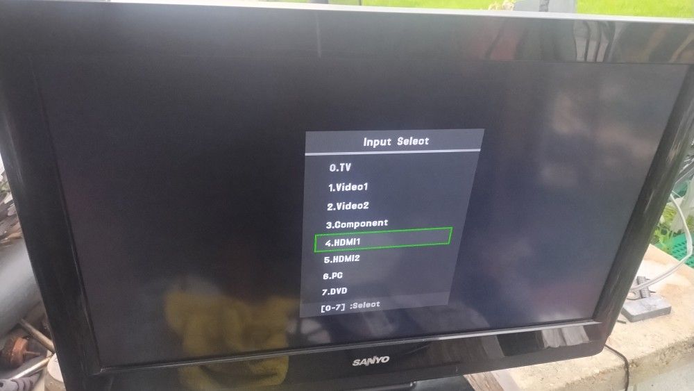 32"Sanyo Flat TV No Remote