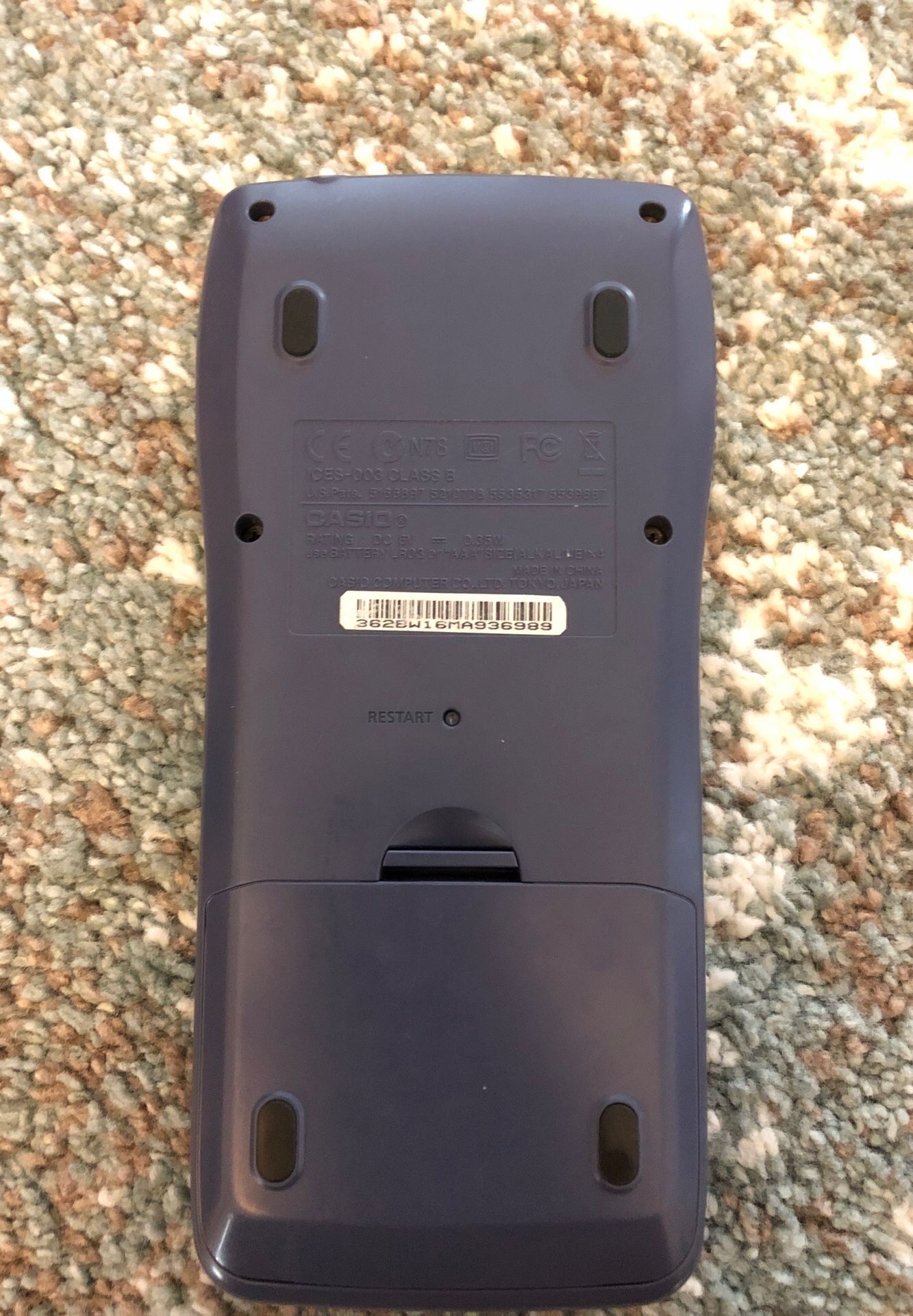 Casio graphing calculator