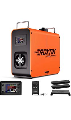 5L 12V/24V All in One Diesel Heater with LCD Switch, Remote Control, Muffler for Truck, RV, Home, Car, Campers, Boat