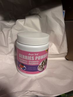 7-ounce jar of Just Try Berries Powder