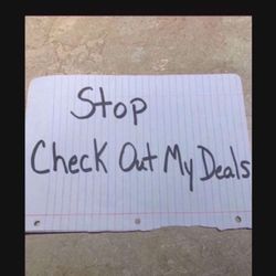 Scroll Down My Page For Great Deals 