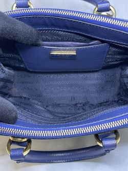 Prada Mini Double Saffiano Leather Tote Bag
