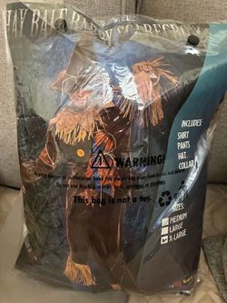 Like new Adult XL Hay Bale Scarecrow Costume