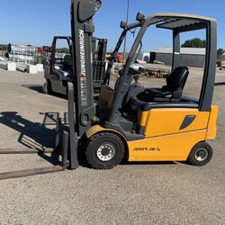 Electric Forklift And Charger For Parts 