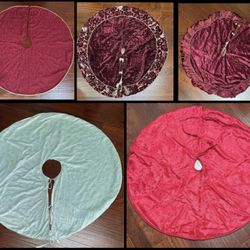 Christmas Tree Skirts 48-52 diameter $5 each