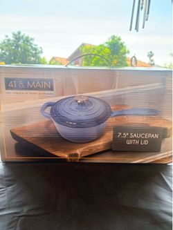 7.5” saucepan with lid