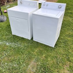 WASHER AND ELECTRIC DRYER 