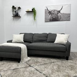 Gray Sectional Couch - Free Delivery