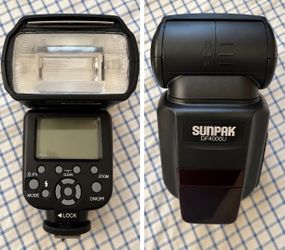 NEW Sunpak DF4000U Universal Camera Flash – Never Used