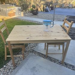 IKEA Small Dining Table Light Wood 