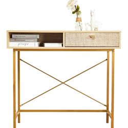 Console table with drawer