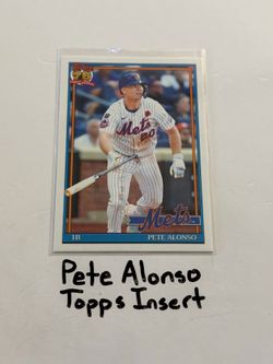 Pete Alonso Chicago Cubs All-Star 1st Baseman Topps Short Print Insert Card.