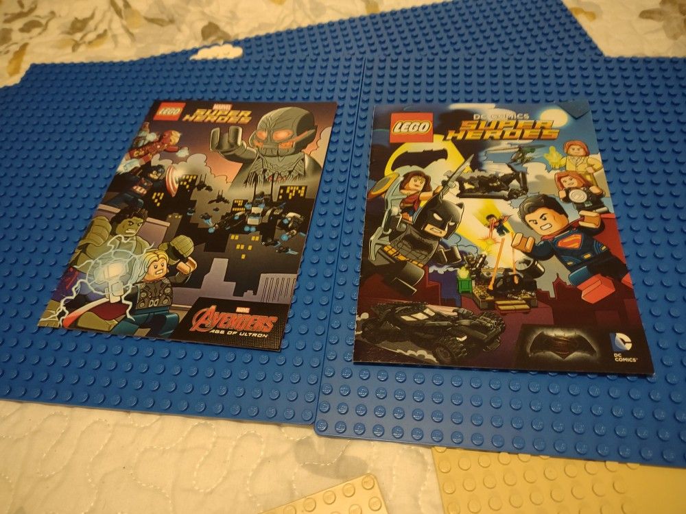 Lego Marvel Super Heroes Comic Book Collectable Lot