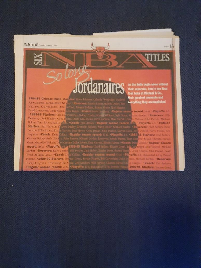 Daily Herald February 9th 1999 sports section