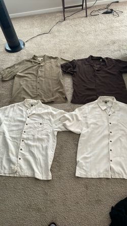 Men’s Tommy Bahama short sleeve dress shirts