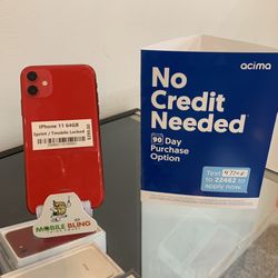 Apple iPhone 11 64GB -128GB Red Unlocked For All Boost 12 Metro PCS Spectrum XR Cricket 13 Verizon X TMobile XS AT&T Sprint Att