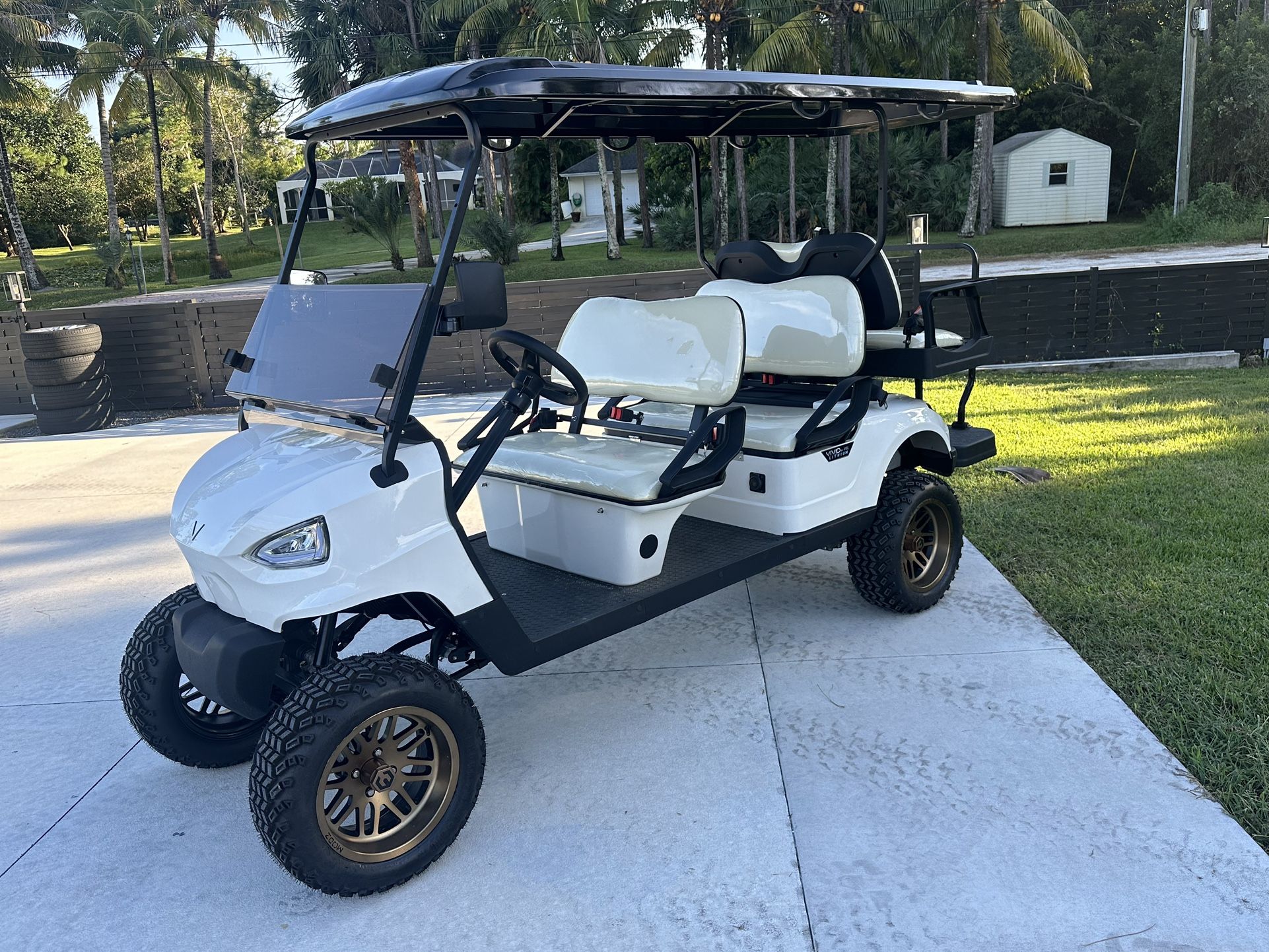 2022 Vivid Lithium Golf Cart 6 Seater