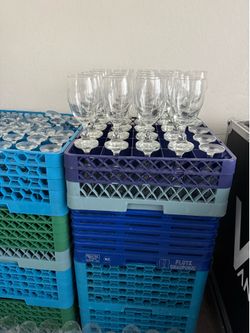 Water and Champagne glasses