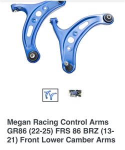FR-S/BRZ/GR Megan Racing control arms