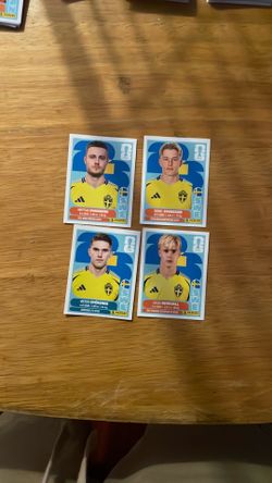 Sweden panini sticker team