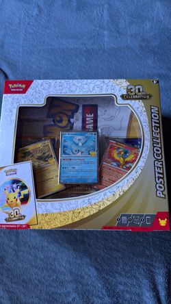 Pokémon 30th celebration Poster Collection Box SEALED