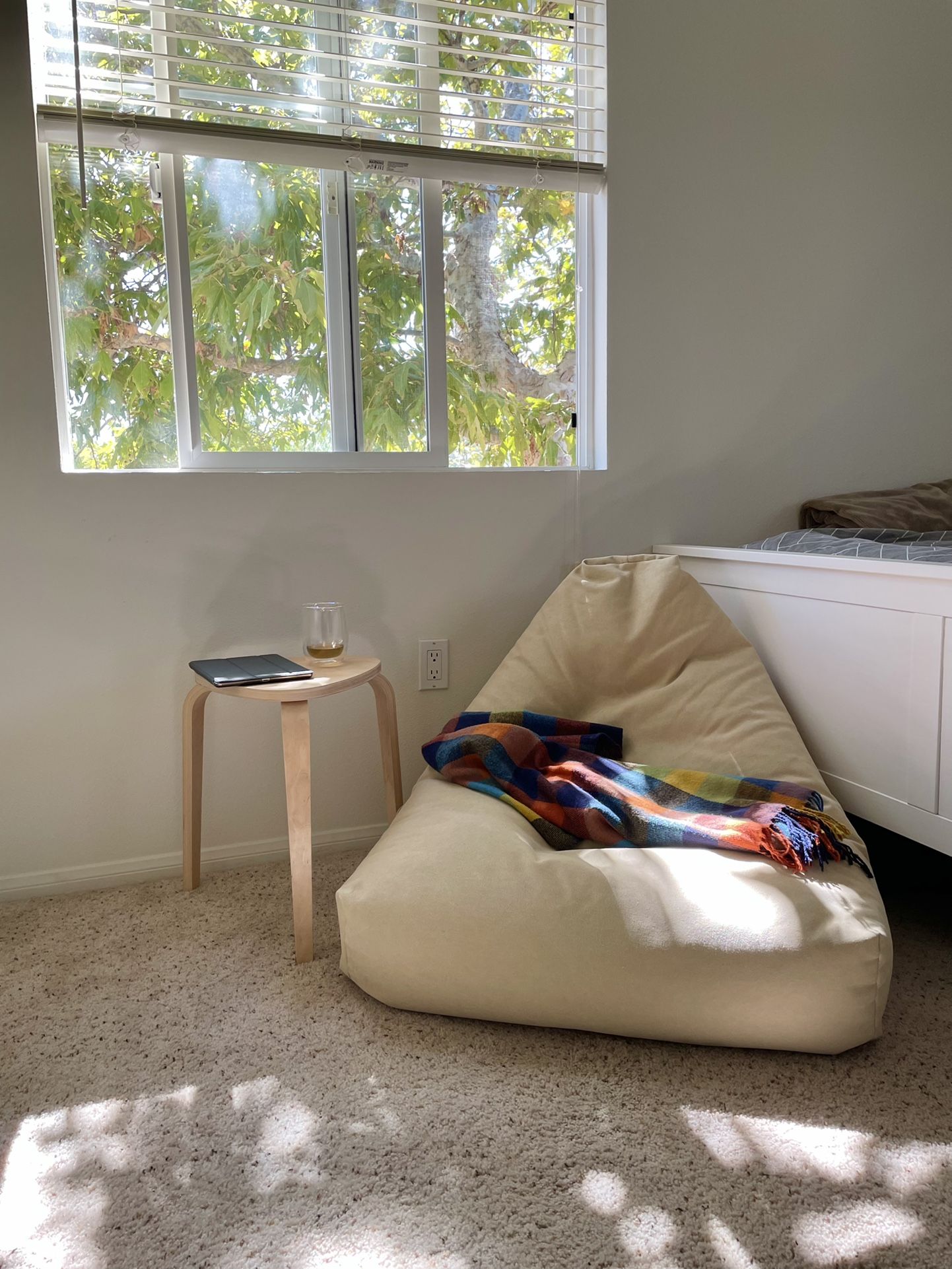 Zara Home Cotton Pouf