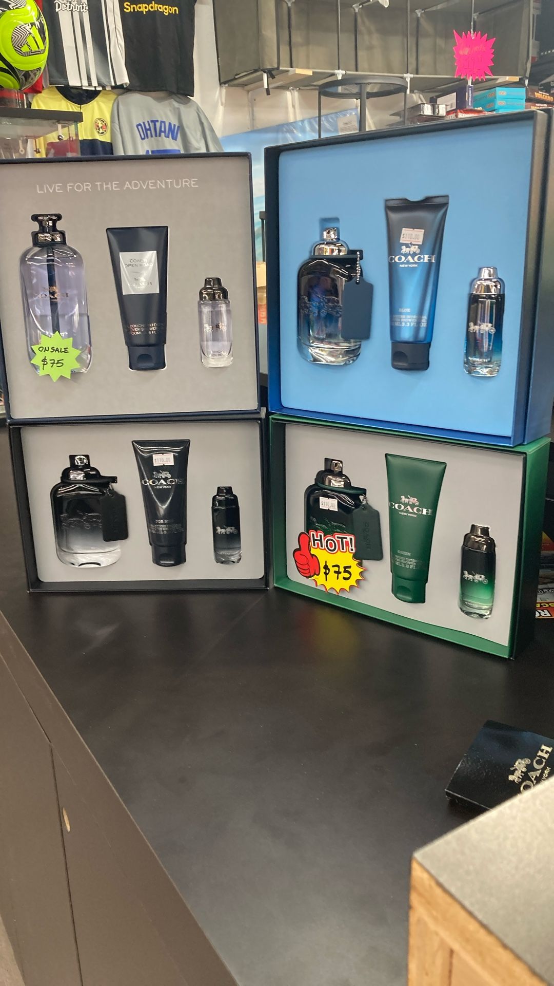 Coach For Men Gift Set Perfume For Men Coach Open Road, Coach Blue, Coach Green , Coach For Men Black