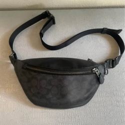 Black Coach Fanny Pack