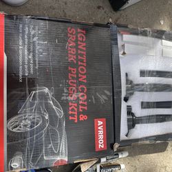 UF487 Ignition Coil Pack and Iridium Spark Plugs Set of 4 Compatible with 2009 2010 2011 2012 2013 2014 2015 2016 2017 Toyota RAV4 Camry 2.5L Highland